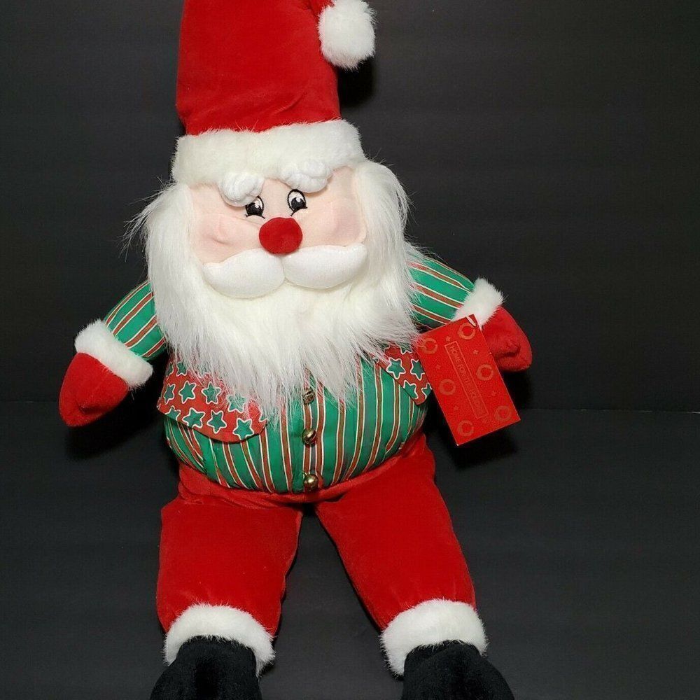 Home For The Holidays Santa Claus Christmas Plush